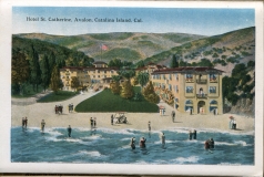 a panel in the accordian fold packet. JW Rowe, postcard collection, Avalon, Catalina Island, California