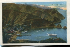 a panel in the accordian fold packet. JW Rowe, postcard collection, Avalon, Catalina Island, California