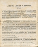 a panel in the accordian fold packet. JW Rowe, postcard collection, various, Catalina Island, California