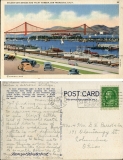 Postcard "Golden Gate Bridge and Yacht Harbor", postmaked Jue 29, 193_ from San Francisco, Ca. To: Mr. and Mrs. G.H. ParrotFrom: Evelynpostcard collection, Yacht Harbor, San Francisco, California