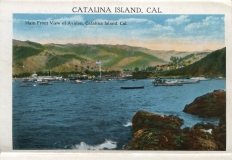 a panel in the accordian fold packet.JW Rowe, postcard collection, Avalon, Catalina Island, California