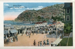 a panel in the accordian fold packet. JW Rowe, postcard collection, Avalon, Catalina Island, California