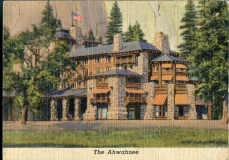 postcard collection, The Ahwahnee Lodge, Yosemite National Park, California