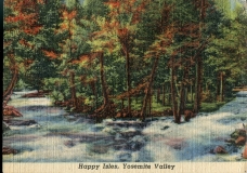 postcard collection, Happy Isles, Yosemite National Park, California