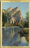 postcard collection, The Three Brothers, Yosemite National Park, California
