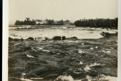 miniature photo in a souvenir packet. postcard collection, Split Rock Rapids, Montreal area, Ontario