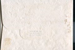 "open here", back of envelope. US Capitol, Washington, District of Columbia