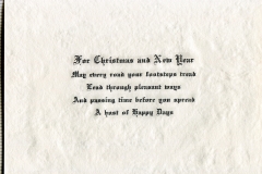 "For Chrirstmas and New Year" card. US Capitol, Washington, District of Columbia