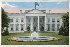 postcard collection, White House, Washington, District of Columbia