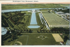 postcard collection, Lincoln Memorial and Reflecting Pool, Washington, District of Columbia