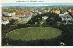 postcard collection, air view, Washington, District of Columbia