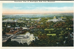 postcard collection, air view, Washington, District of Columbia
