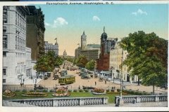 postcard collection, Pennsylvania Avenue, Washington, District of Columbia