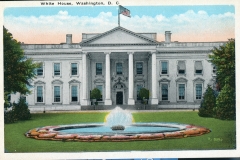 postcard collection, White House, Washington, District of Columbia