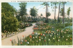 flowers, postcard collection, Resurrection Garden, Lake Wales, Florida