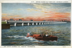 postcard collection, sunset, Oldd Tampa Bay, St. Petersburg, Florida