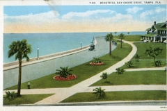 postcard collection, Bay Shore Drive, Tampa, Florida
