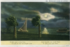 Boats, postcard collection, Florida