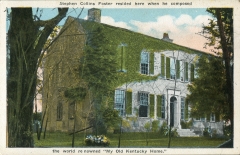 postcard collection, "My Old Kentucky Home", Bardstown, Kentucky