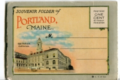 Portland Maine Souvenir Packet Book