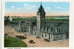 postcard collection, Union Station, Portland, Maine
