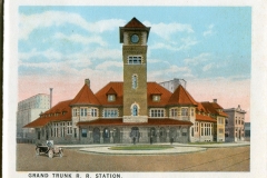 postcard collection, Grand Trunk RR Station, Portland, Maine