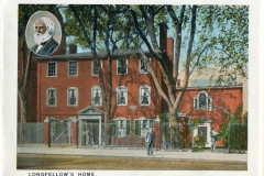 postcard collection, Longfellow's Home, Portland, Maine