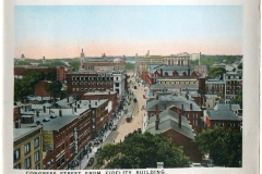 postcard collection, Congress Street, Portland, Maine