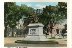 postcard collection, Longfellow Monument, Portland, Maine