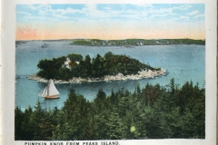 Boats, postcard collection, Pumpkin Knob, Portland, Maine