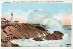 Lighthouse, postcard collection, Portland Lighthouse, Portland, Maine