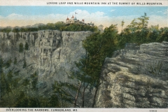 postcard collection, Lovers Leap and Wills Mountain, Cumberland, Maryland