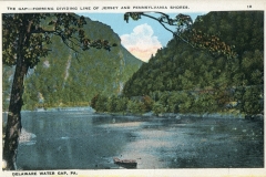 postcard collection, The Gap, Deleware Water Gap, Maryland