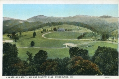 postcard collection, Country Club, Cumberland, Maryland