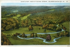 postcard collection, Giants Foot, Deleware Water Gap, Maryland