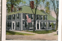 one panel in accordian folded packet. postcard collection, Old Wright Tavern, Concord, Massachusetts