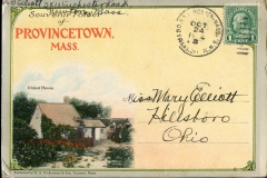 "Souvenir of Provincetown, Mass.", packet book, front coverTo: Miss Mary ElliottFrom:  Edward B. Elliott. postcard collection, Provincetown, Massachusetts