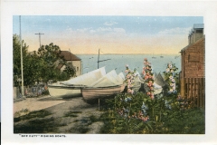 one panel in accordian folded packet. Edward B. Elliott, postcard collection, Harbor, Provincetown, Massachusetts