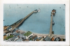 one panel in accordian folded packet. Edward B. Elliott, postcard collection, harbor, Provincetown, Massachusetts