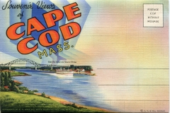 "Cape Cod" Packet book, front cover. postcard collection, Cape Cod, Massachusetts