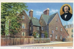postcard collection, House of Seven Gables, Salem, Massachusetts