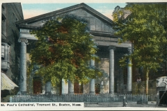 postcard collection, St. Paul's Cathedral, Boston, Massachusetts