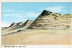 postcard collection, sand dunes, Provincetown, Massachusetts