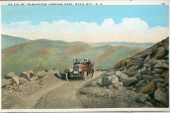 Automobiles, postcard collection, Mt Washington, White Mountains, New Hampshire