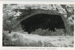 miniature photo in a souvenir packet. caves, postcard collection, Carlsbad Caverns, Carlsbad, New Mexico