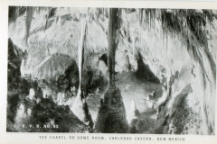 miniature photo in a souvenir packet. caves, postcard collection, Carlsbad Caverns, Carlsbad, New Mexico