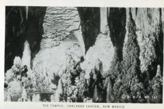 miniature photo in a souvenir packet. caves, postcard collection, Carlsbad Caverns, Carlsbad, New Mexico