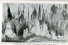 miniature photo in a souvenir packet. caves, postcard collection, Carlsbad Caverns, Carlsbad, New Mexico