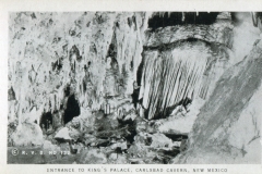 miniature photo in a souvenir packet. caves, postcard collection, Carlsbad Caverns, Carlsbad, New Mexico