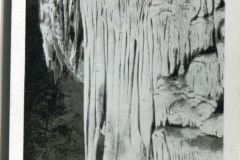 miniature photo in a souvenir packet. caves, postcard collection, Carlsbad Caverns, Carlsbad, New Mexico